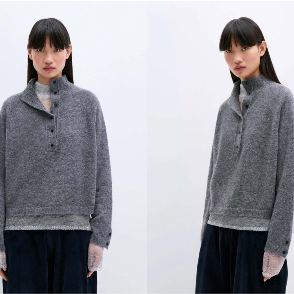 Cordera baby alpaca polo sweater